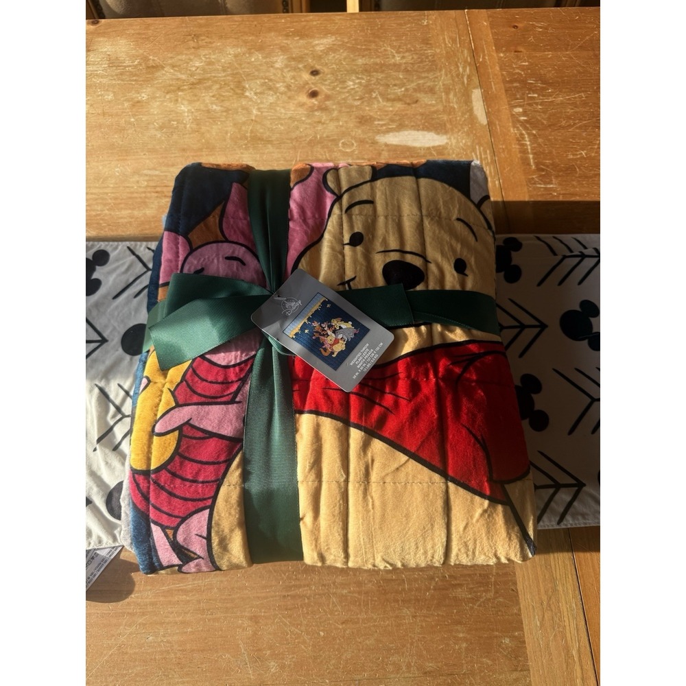 Disney Parks Winnie the Pooh and Friends Weighted Blanket Throw NWT